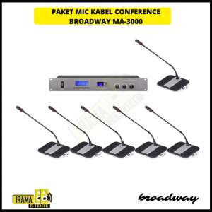 Mic Kabel Conference Broadway MA-3000 - 6 Mic
